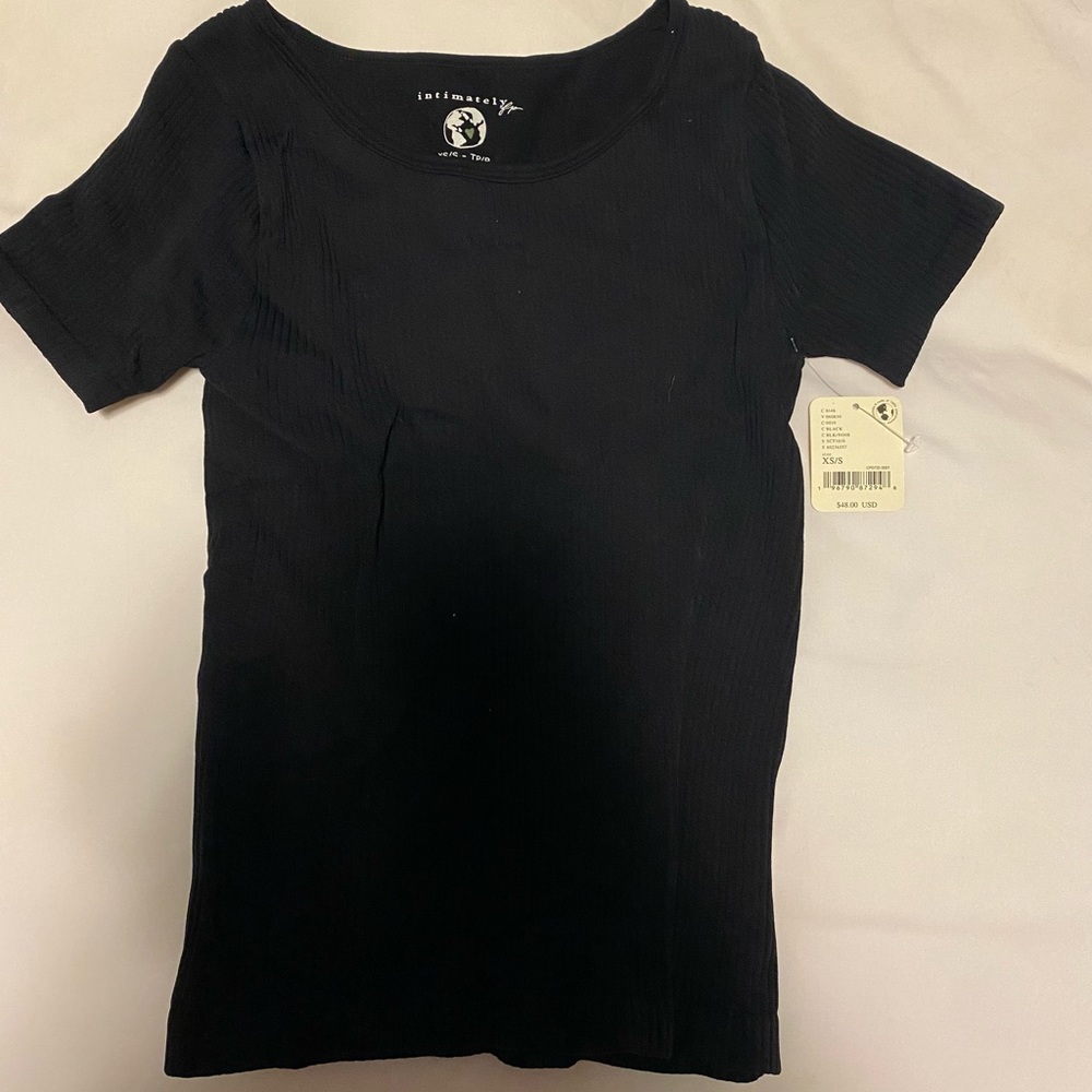 XYZ Recycled Baby Tee
Color:  Black
Size:  XS/S